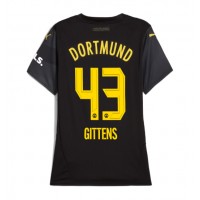 Fotballdrakt Dame Borussia Dortmund Jamie Bynoe-Gittens #43 Bortedrakt 2024-25 Kortermet